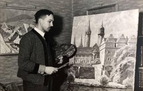 79 IMG 2673 Vati Daheim 1938 Bild Merseburger Schloss