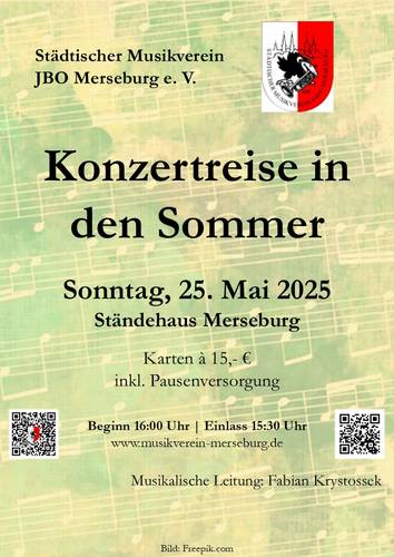 Plakat Sommerkonzert 2025