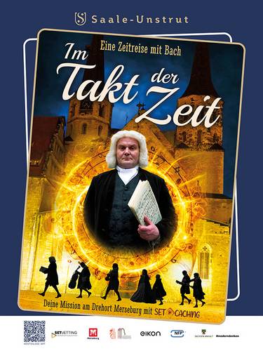 Plakat zum Set-Caching Erlebnis in Merseburg - © © 2024 ARD Degeto Film/MDR/BR/ORF/EIKON Media/epo Film/Ricardo Gstrein; © Set-Jetting GmbH Plakat Bach 600x800