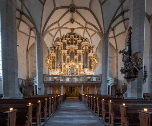 Ladegastorgel im Merseburger Dom - © Vereinigte Domstifter, Foto Falko Matte Merseburger Dom im Kerzenschein (c) Vereinigte Domstifter Foto Falko Matte