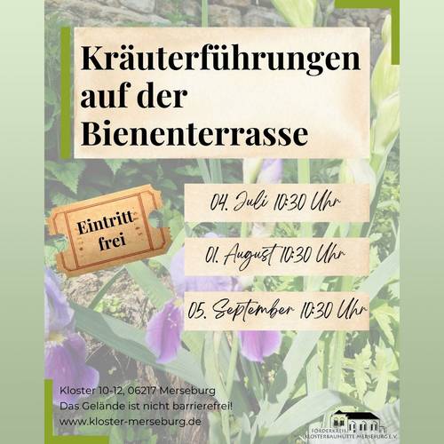 Kräuterführung - © Förderkreis Klosterbauhütte Merseburg e.V. Kraeuterfuehrung2