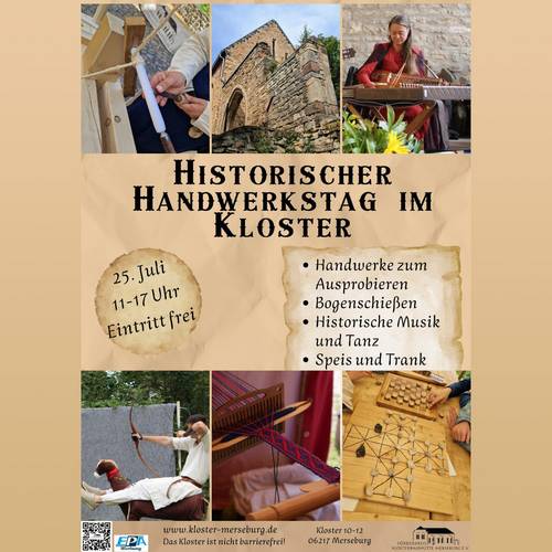 Handwerkstag im Petrikloster - © Förderkreis Klosterbauhütte Merseburg e.V. Handwerkstag2