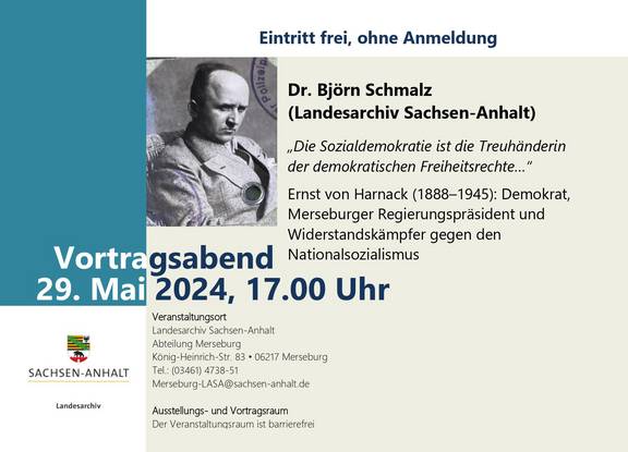 Postkarte Vortrag Ernst von Harnack
