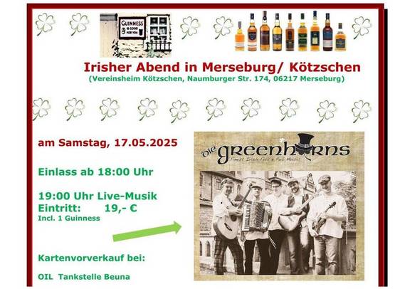 Irisher für Kalender