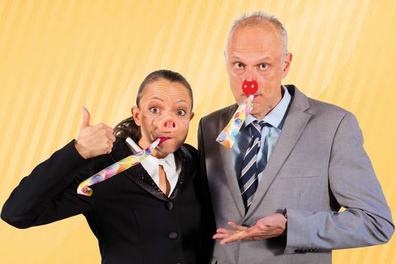 Kabarett Die Kiebitzensteiner Stephanie Hottinger und Micha Kost
