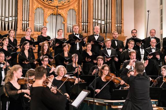 Chor und Orchester der J. S. Bach Stiftung Foto Jelena Gernert