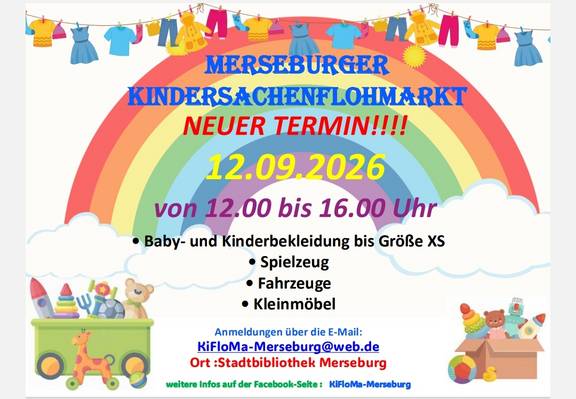 Kindersachenflohmarkt in Merseburg Screenshot 20260818 202539