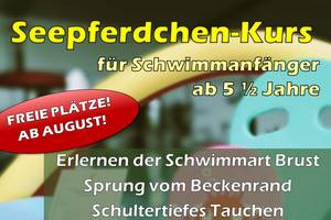 Seepferdchen freie Plätze