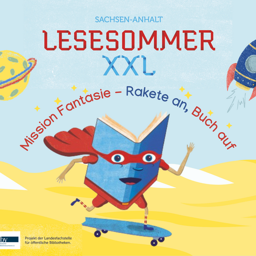 Lesesommer + Slogan