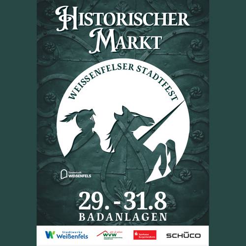 Historischer Markt Plakat Weißenfels 2025