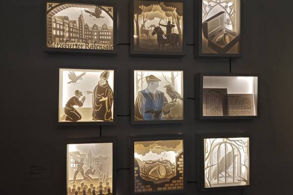 Ausstellung Die Merseburger Rabensage © Stadt Merseburg austellung die merseburger rabensage 6